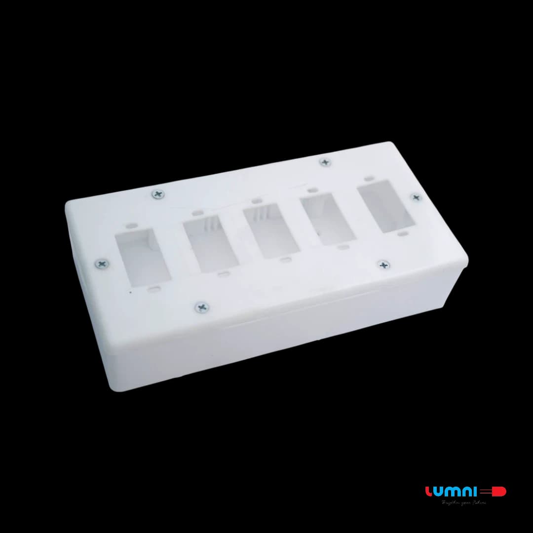 PVC BOX 4x8-5S -  Electrical Accessories by Lumni Power Tech