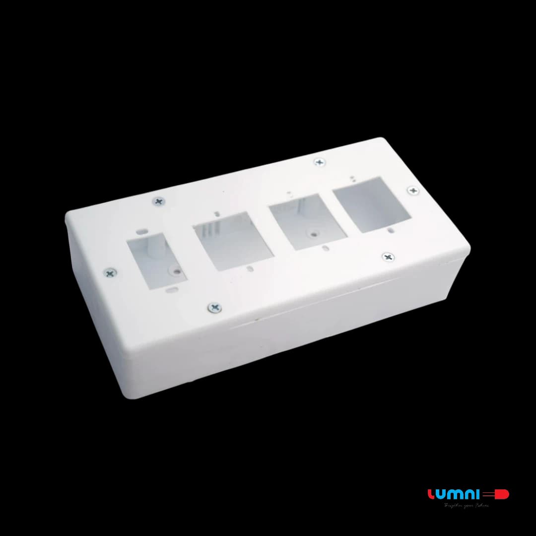 PVC BOX 4x8 -  Electrical Accessories by Lumni Power Tech