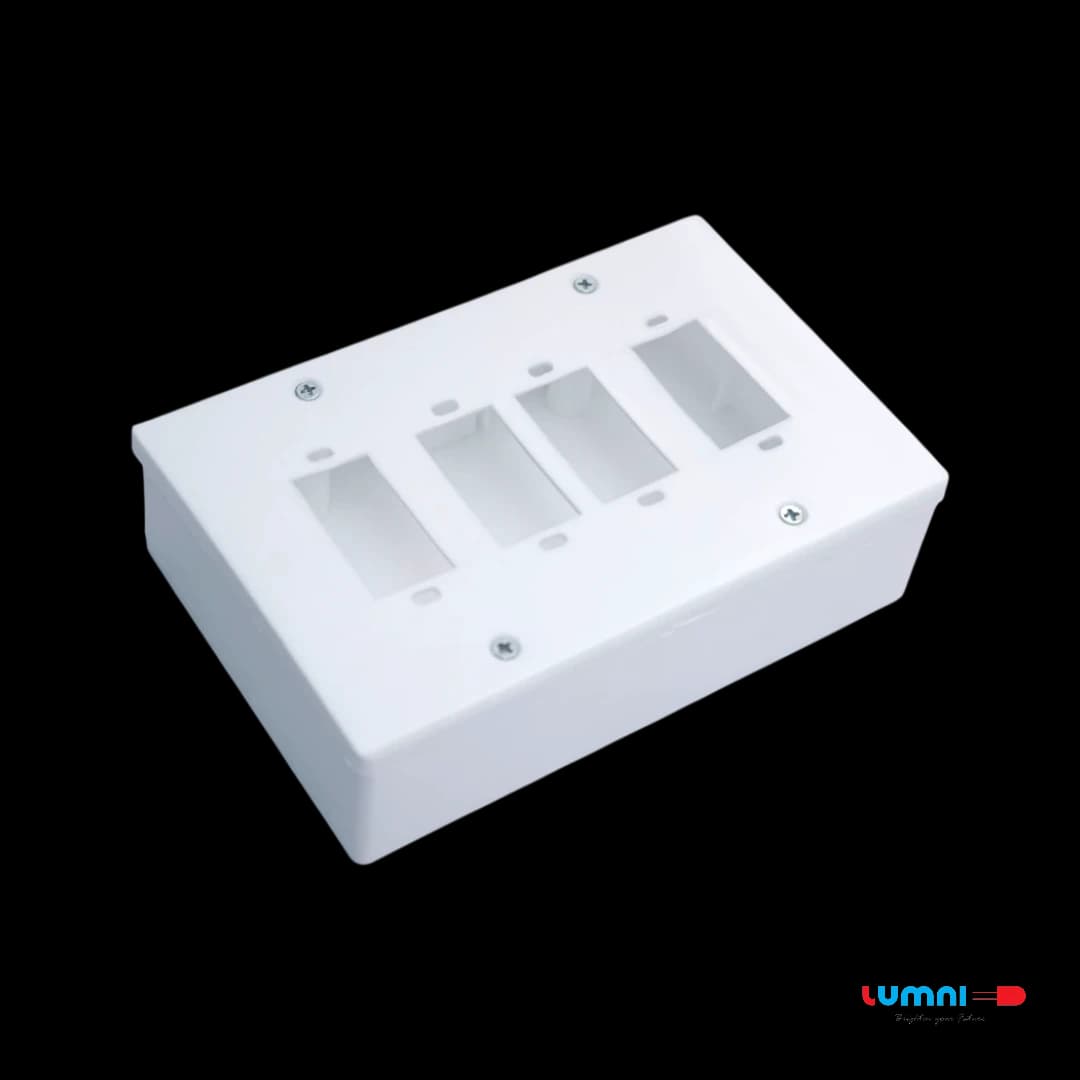 PVC BOX 4x6-4S -  Electrical Accessories by Lumni Power Tech