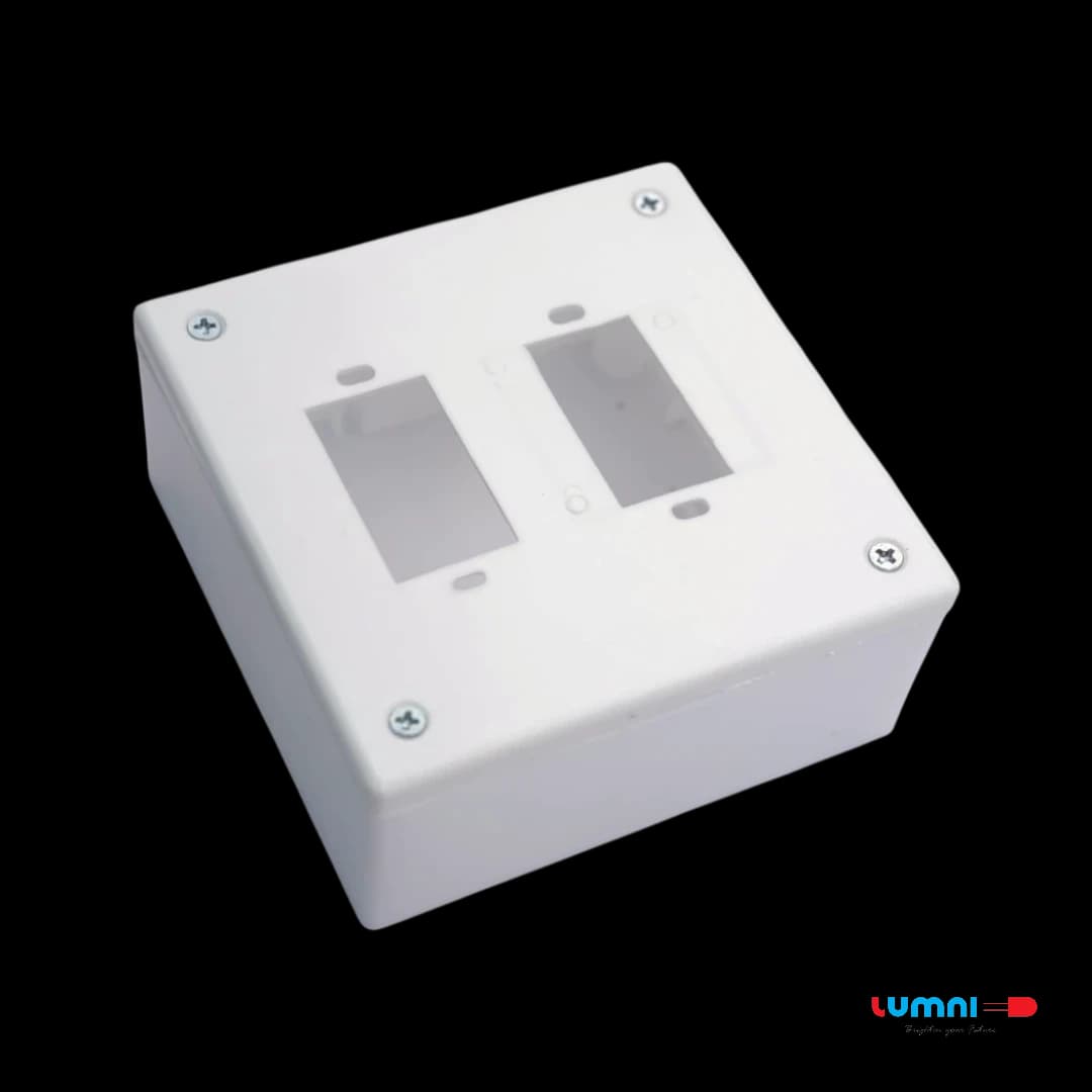 PVC BOX 4x4-2S -  Electrical Accessories by Lumni Power Tech