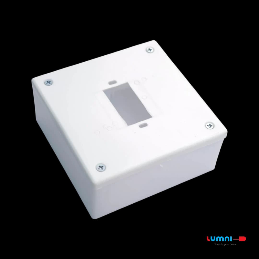 PVC BOX 4x4-1S -  Electrical Accessories by Lumni Power Tech